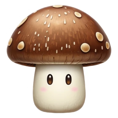 Chocolate Mushroom Shape sticker