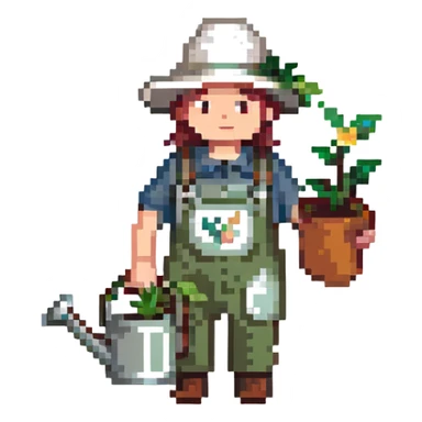 black gardener sticker