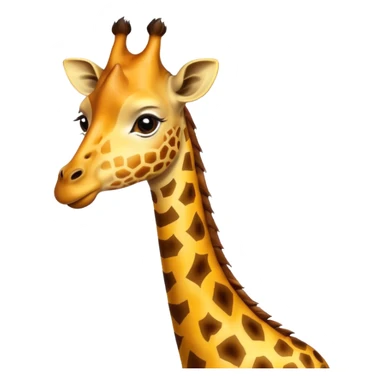 High resolution giraffe  sticker