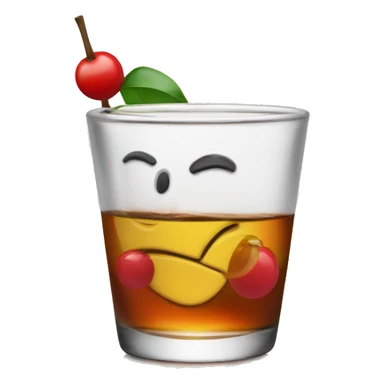 Shot of Bacardi sticker