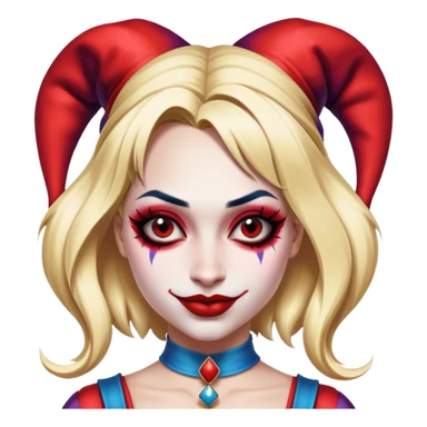 Jester Harley Quinn sticker