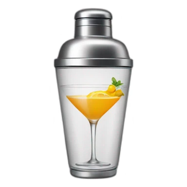 cocktail shaker sticker