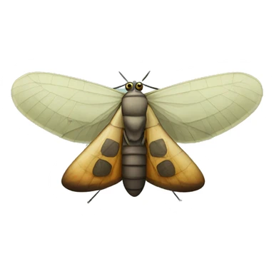 Helicopter moth sticker
