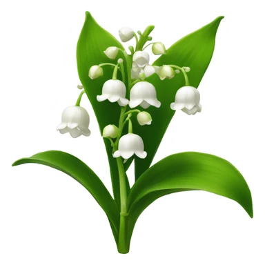 lily of the valley flowers sticker