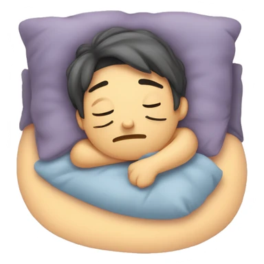 sleepy time sleepin in warm comfy cozy bed  sticker