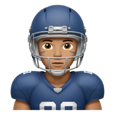 american football player sticker