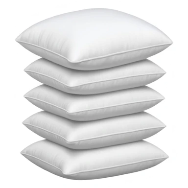 white pillow stack aesthetic  sticker