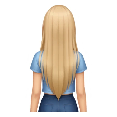 anonymous girl standing ,view from the back sticker