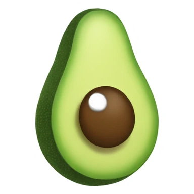 avocado being sick sticker