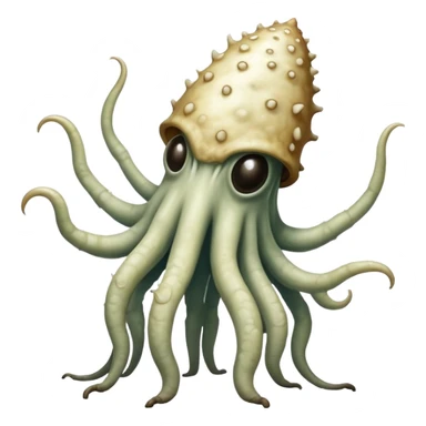 A bipedal monstrosity with skin like cracked porcelain revealing pulsating fungal masses underneath, its elongated fingers terminating in bloated spore sacs that burst to release mind-altering parasitic spores when it senses fear.


 sticker