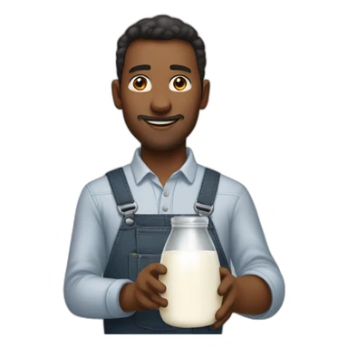 Dad brings milk after 16 years sticker