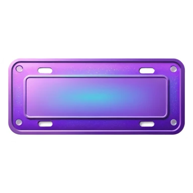 Purple beautiful holographic Concert ticket sticker
