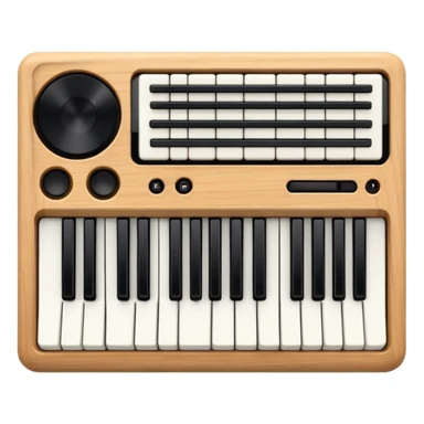 music keybord sticker