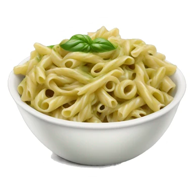 Pesto pasta in a bowl  sticker