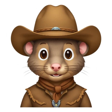 Combine 🐀 and 🤠 sticker