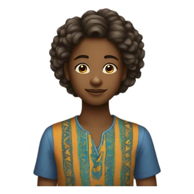 Adolescente africaine  sticker