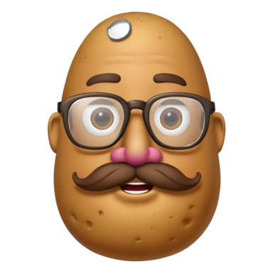 hipster potato head sticker