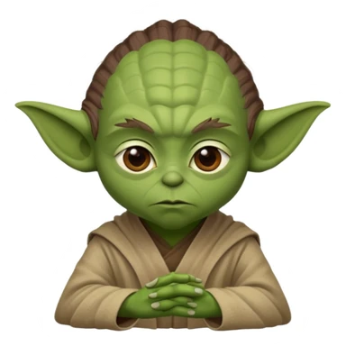Yoda teaching Luke Jedi mind trick sticker