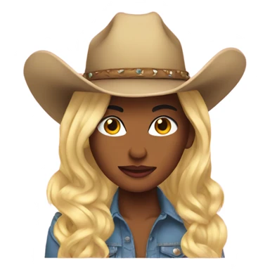 Cowgirl drag sticker