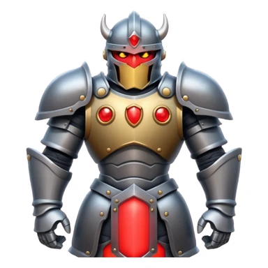 Mega knight from clash royal sticker