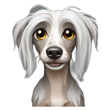Chinese Crested homeless  sticker