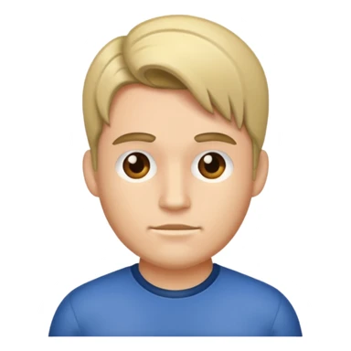 20th man with side hair sticker