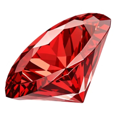Red diamond with "RED" written on its frontRed diamond with "RED" written on its front sticker