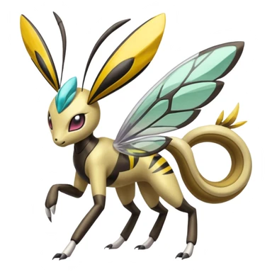 Meloetta-Beedrill-Manectric-Palkia-Cresselia-fusion sticker