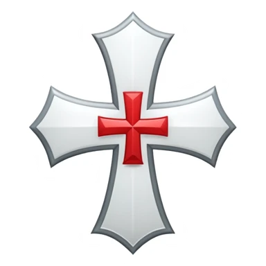 Knights Templar cross sticker