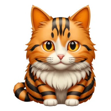 Tabby cat sticker