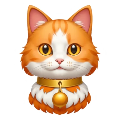 cat with bell coller that says anna sticker