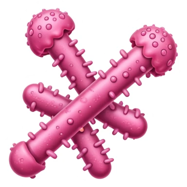 pink bacteria sticker