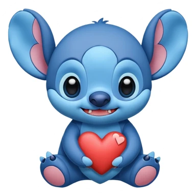 Stich corazón  sticker