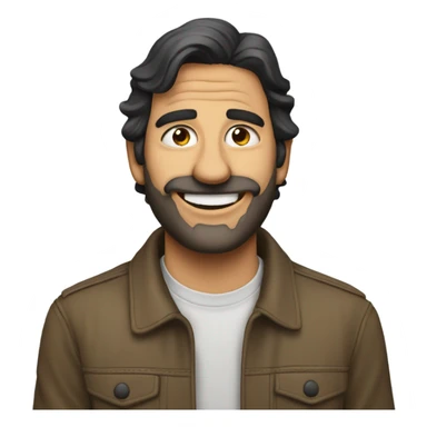 javier milei riendo sticker