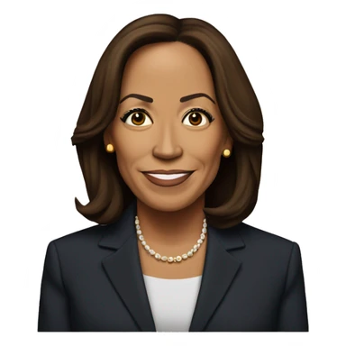 Donald trump Kamala Harris  sticker