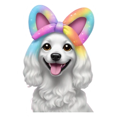 Lisa Frank Easter dog sticker