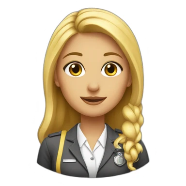 Recruiter girl sticker