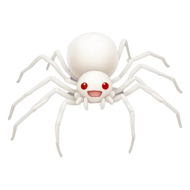 Albino spider with red eyes sticker