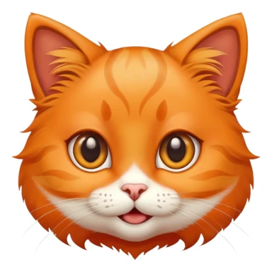 cute cat with big eyes and happy expression sticker