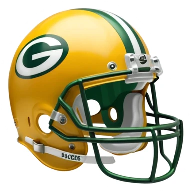 Green Bay packers helmet olds hool sticker