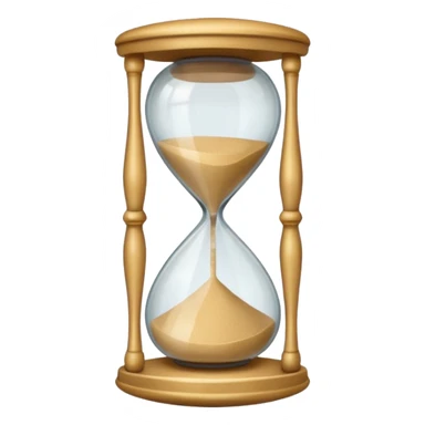 Hourglass sticker