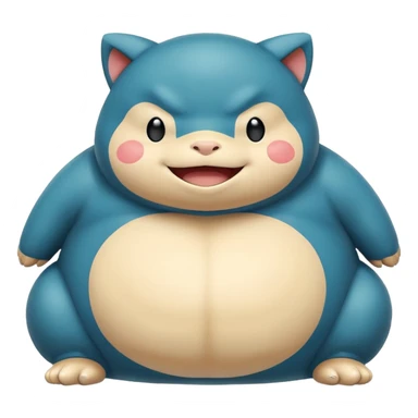 Happy new year Snorlax icon sticker