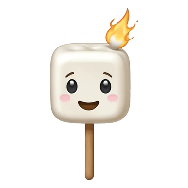 marshmallow stick sticker