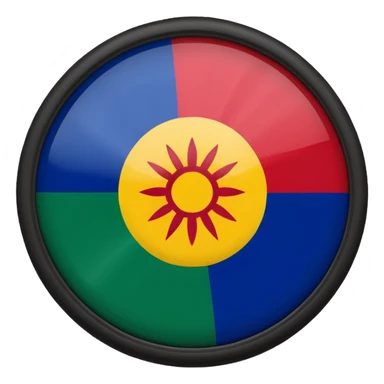 Bandera de los gitanos sticker