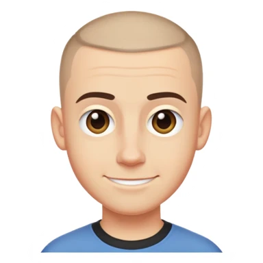 Rafe Cameron from Outer Banks, buzz cut, smirking sticker