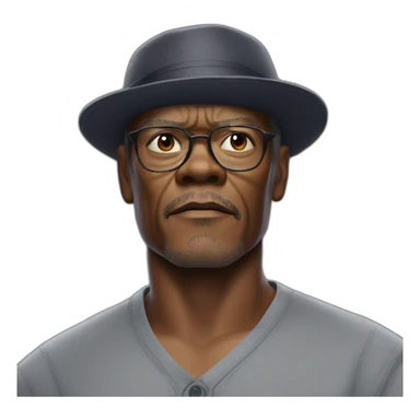 samuel l jackson serious sticker
