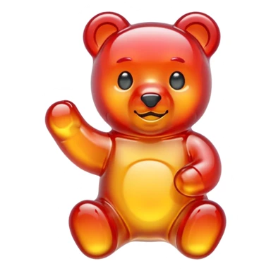 gomita de osito de colores sticker