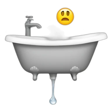 bathtub drain with plug sticker