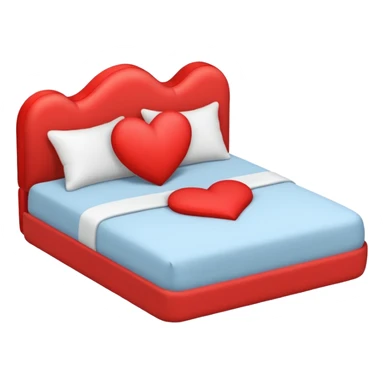 Love bed sticker