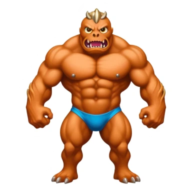 A monster that could destroy 1000 universe in 1 second and very buff full body sticker